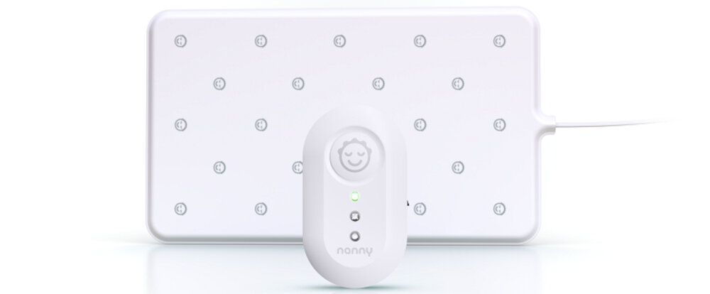 Monitor oddechu NANNY BM-02 wizualizacja wygląd prezentacja białe tło