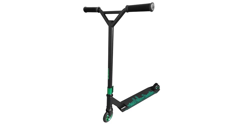 Hulajnoga INDIANA X3 Czarno-zielony ogólny skos