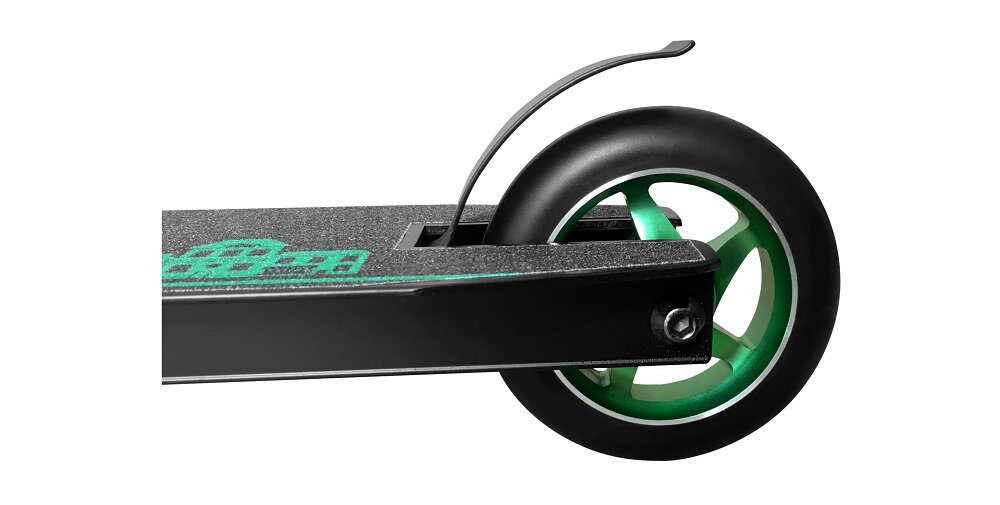 Hulajnoga INDIANA X3 Czarno-zielony koło tył