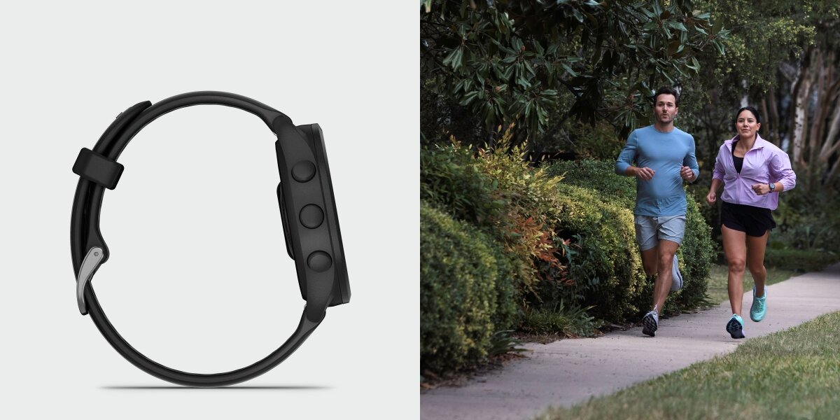 Zegarek sportowy GARMIN Forerunner 165 Music Bezpieczeństwo  LiveTrack pomiar zdrowia 