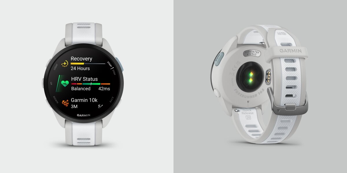 Zegarek sportowy GARMIN Forerunner 165 Music Trening skrojony na cel