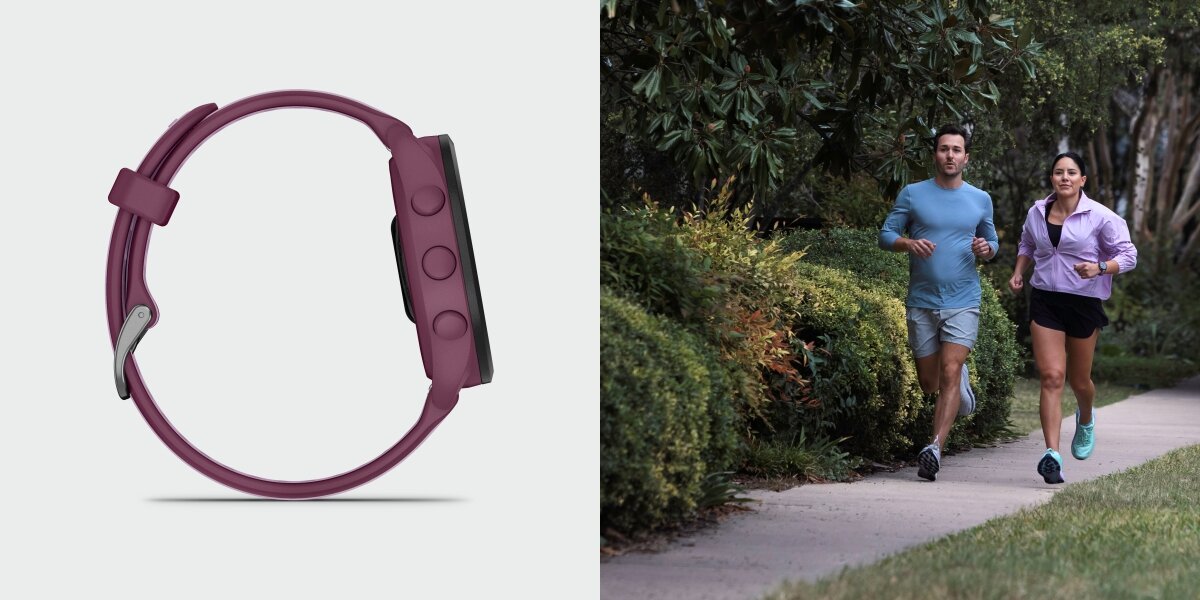 Zegarek sportowy GARMIN Forerunner 165 Music Bezpieczeństwo  LiveTrack pomiar zdrowia 
