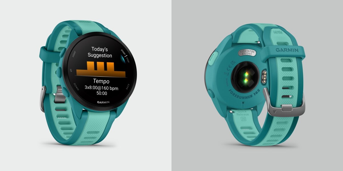 Zegarek sportowy GARMIN Forerunner 165 Music Trening skrojony na cel