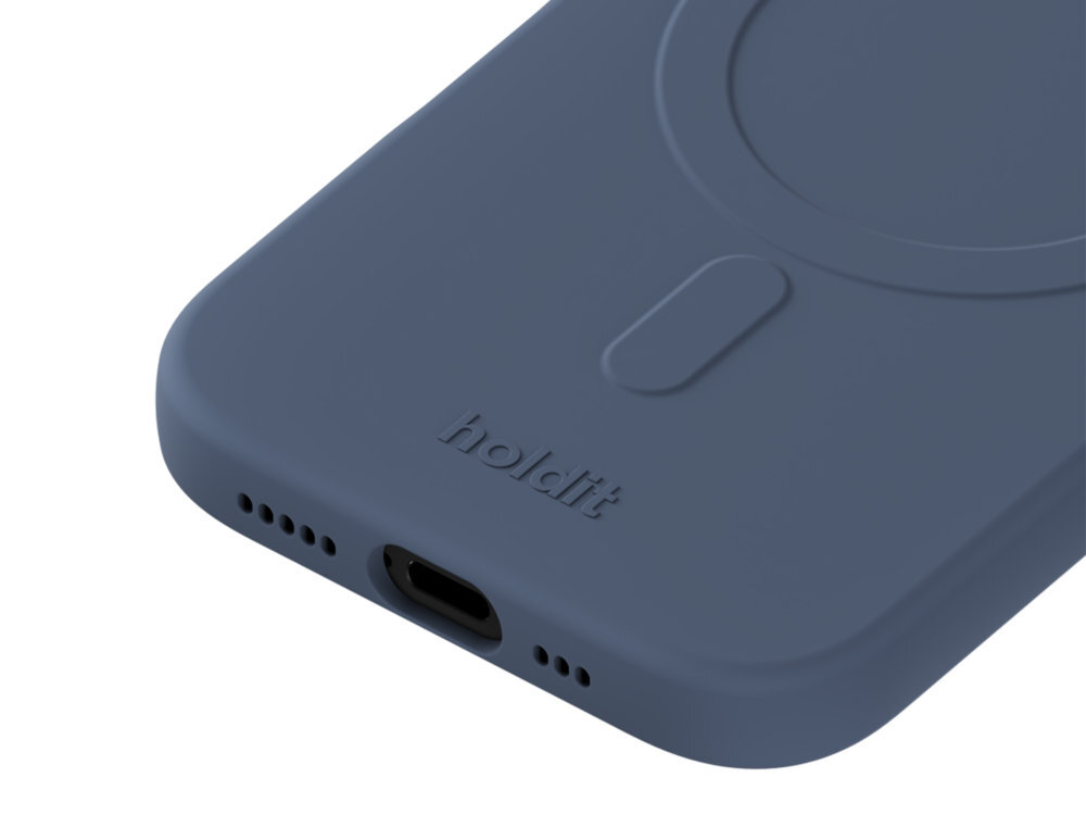 HOLDIT Soft MagSafe Akcesoria magnetyczne ładowarki czy uchwyty odłączalny magnes - zbliżenie na tył etui