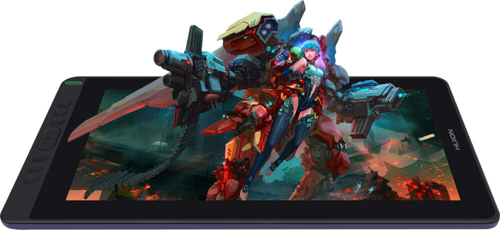 Tablet graficzny HUION Kamvas 13 Fioletowy kolory matryca technologie barwy pokrycie