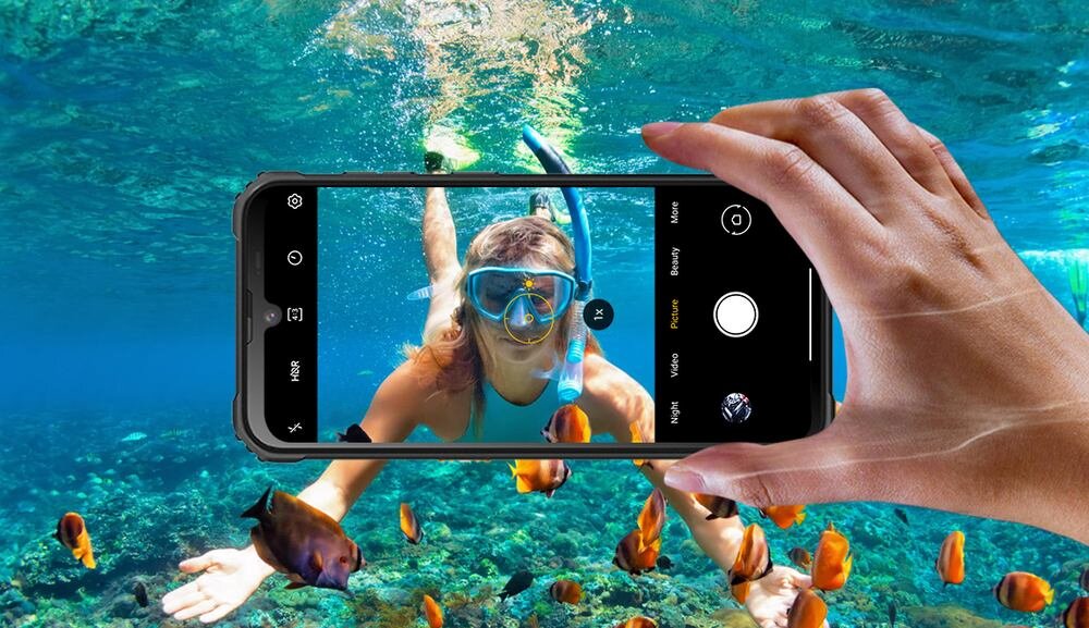 Smartfon BLACKVIEW BV5300 Plus tylny aparat 13 MP oraz przedni 5 MP  