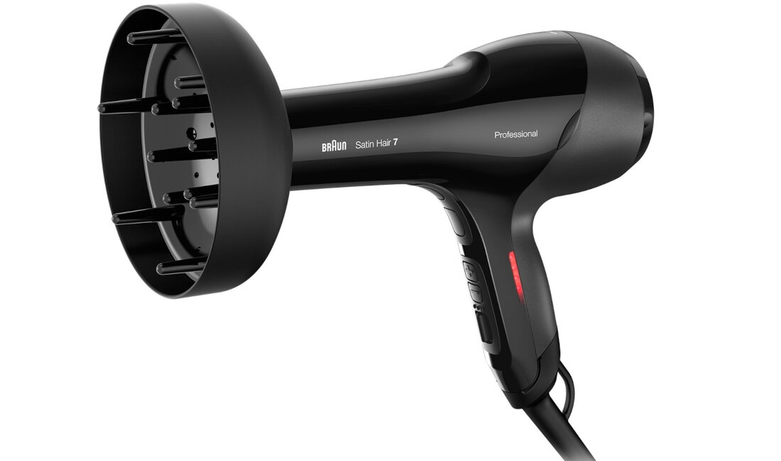 Suszarka BRAUN HD 785 ochrona jonizacja 2 stopniowa regulacja predkosci 4 stopniowa regulacja temperatury