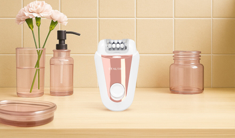 Depilator BEAUTIFLY Miniglow Epil wygląd design prezentacja wizualizacja Rytuał gładkiej skóry