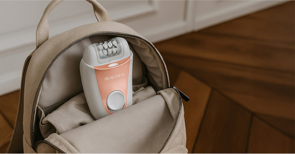 Depilator BEAUTIFLY Miniglow Epil Poręczny format Mobilny rozmiar i lekka konstrukcja praktyczny towarzysz podróży pielęgnacja ułatwienie