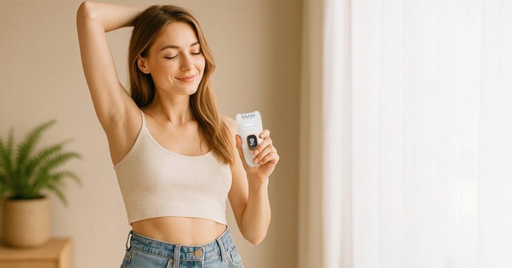 Depilator BEAUTIFLY Multismooth Epil Tempo dopasowane do Ciebie Dwa tryby prędkości  depilacja kontrola proces Blokada bezpieczeństwa  ochrona