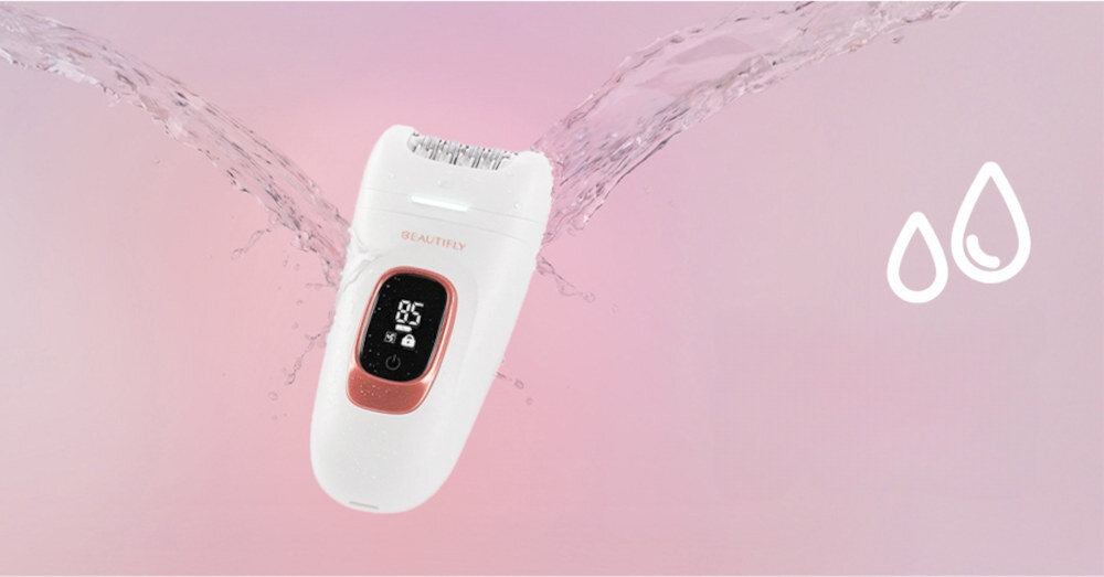 Depilator BEAUTIFLY Multismooth Epil Komfort w łazience Wodoodporność klasy IPX6 bezpieczne korzystanie rutyna