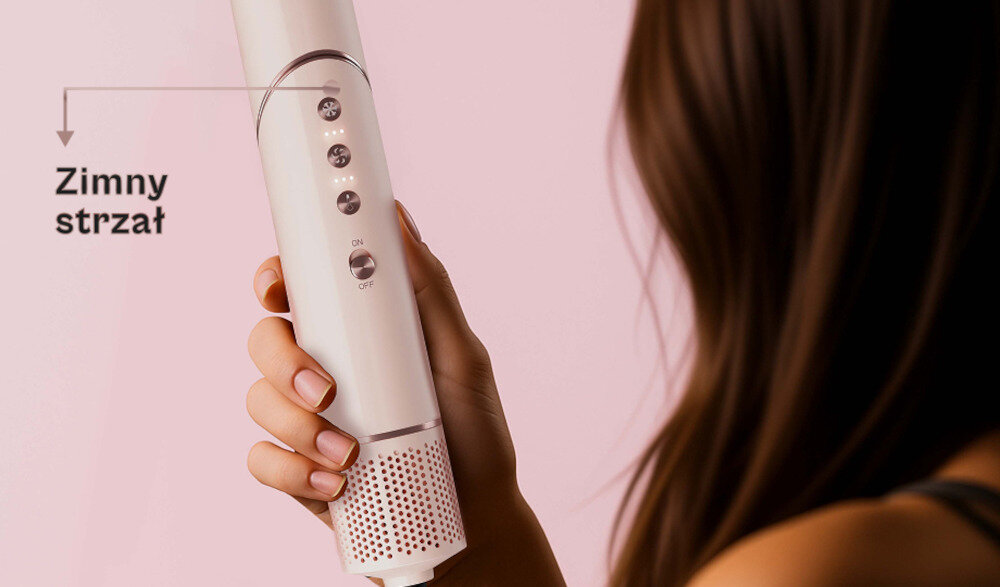 Suszarko-lokówka BEAUTIFLY Multi Styler Stylebliss Rose 50 mm 1200 W Utrwalenie kształtu fryzury Funkcja zimnego strzału Chłodny podmuch domyka łuski włosa