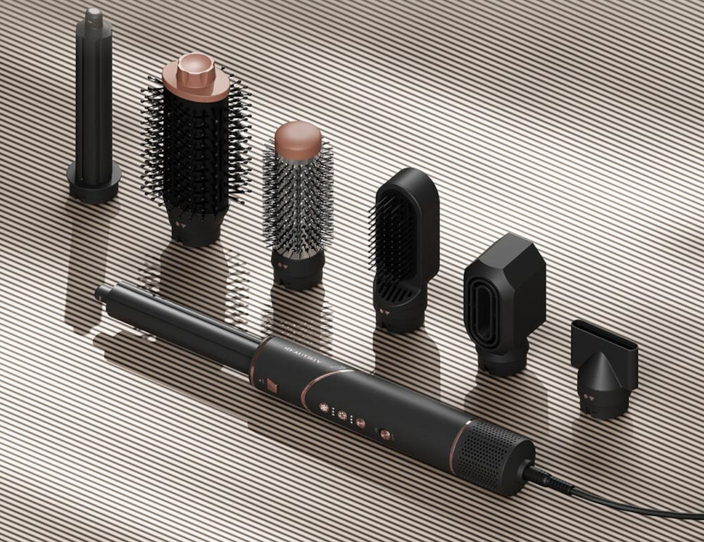 Suszarko-lokówka BEAUTIFLY Multi Styler Stylebliss Noir wygląd design prezentacja wizualizacja Stylizacja i pielęgnacja w jednym