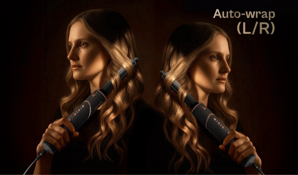 Suszarko-lokówka BEAUTIFLY Multi Styler Stylebliss Noir Lokowanie bez wysiłku Końcówki auto-wrap w obu kierunkach efekt Coandy loki lub gładkie fale  fryzura kondycja włosy