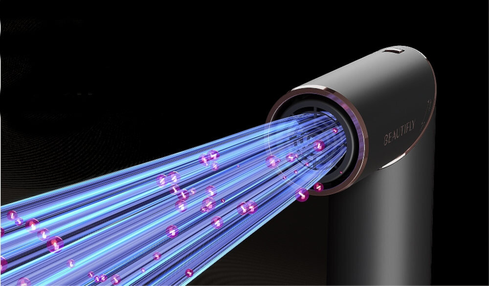 Suszarko-lokówka BEAUTIFLY Multi Styler Stylebliss Noir Objętość od nasady Szczotka z gorącym powietrzem zyskuje sprężystość i naturalny ruch świeży, zadbany wygląd