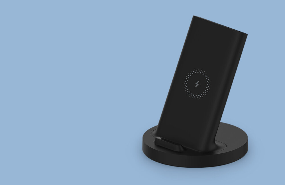 ŁADOWARKA INDUKCYJNA XIAOMI MI 20W WPC02ZM DIODY LED SZYBKIE ŁĄDOWANIE MOC 