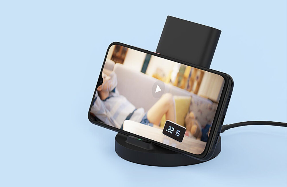 ŁADOWARKA INDUKCYJNA XIAOMI MI 20W WPC02ZM podstawka stojak odległość 5mm