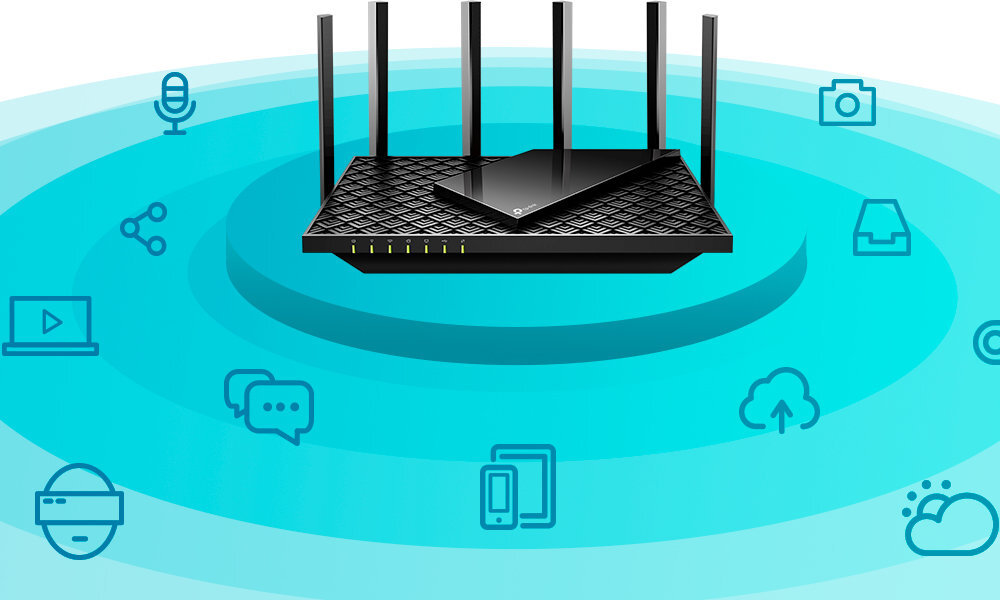 Archer AX73 Zaawansowane technologie gwarantują zasięg w całym domu