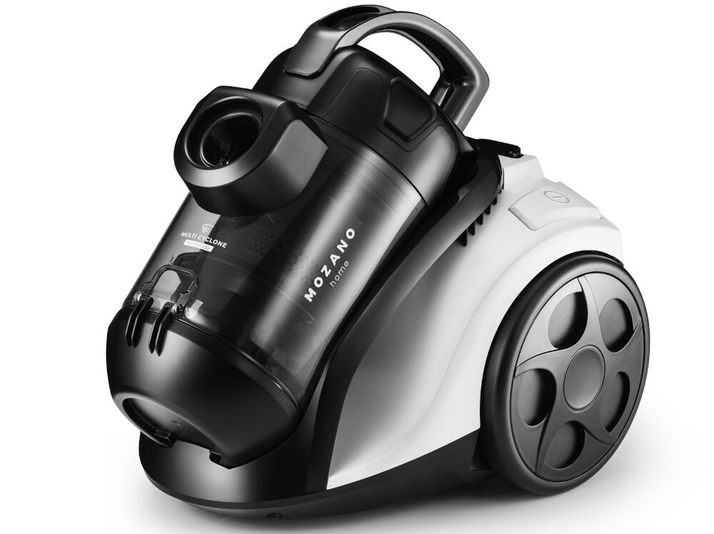 Odkurzacz MOZANO Smart Cyclonic 4000 Biały Proste i szybkie czyszczenie Opróżnianie pojemnika na kurz zbiornik pojemność Zmywalne filtry wielokrotnego użytku
