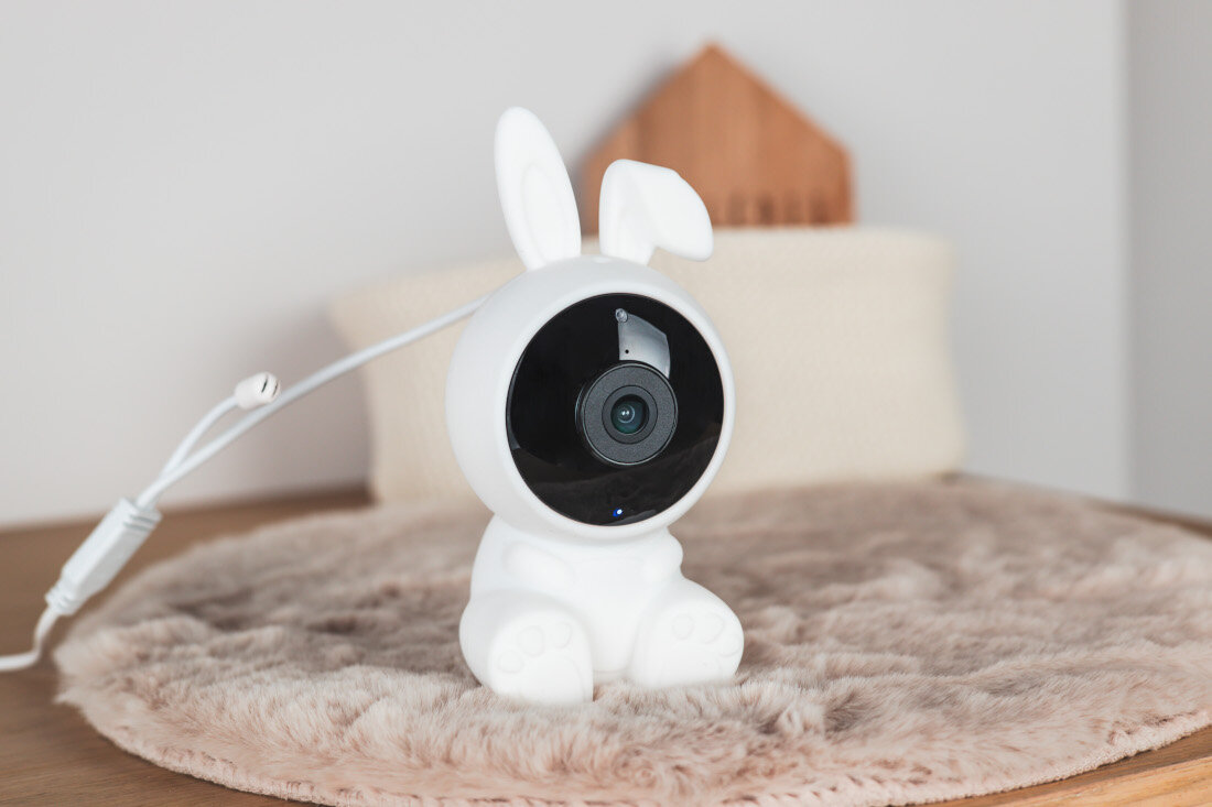 Niania elektroniczna INNOGIO GIOsafety GIO-251 Rabbit Wyraźny obraz w Full HD Rozdzielczość szczegółowy obraz