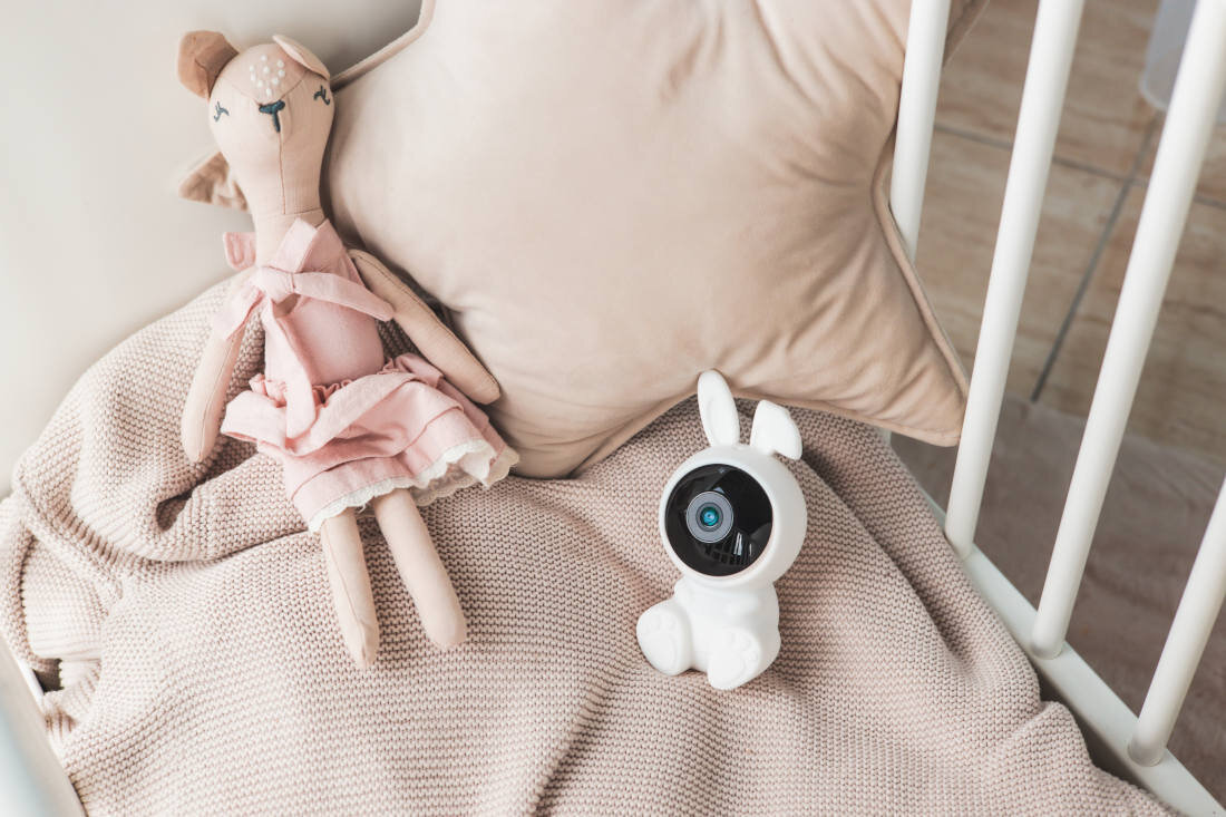 Niania elektroniczna INNOGIO GIOsafety GIO-251 Rabbit ruch dźwięk powiadomienie