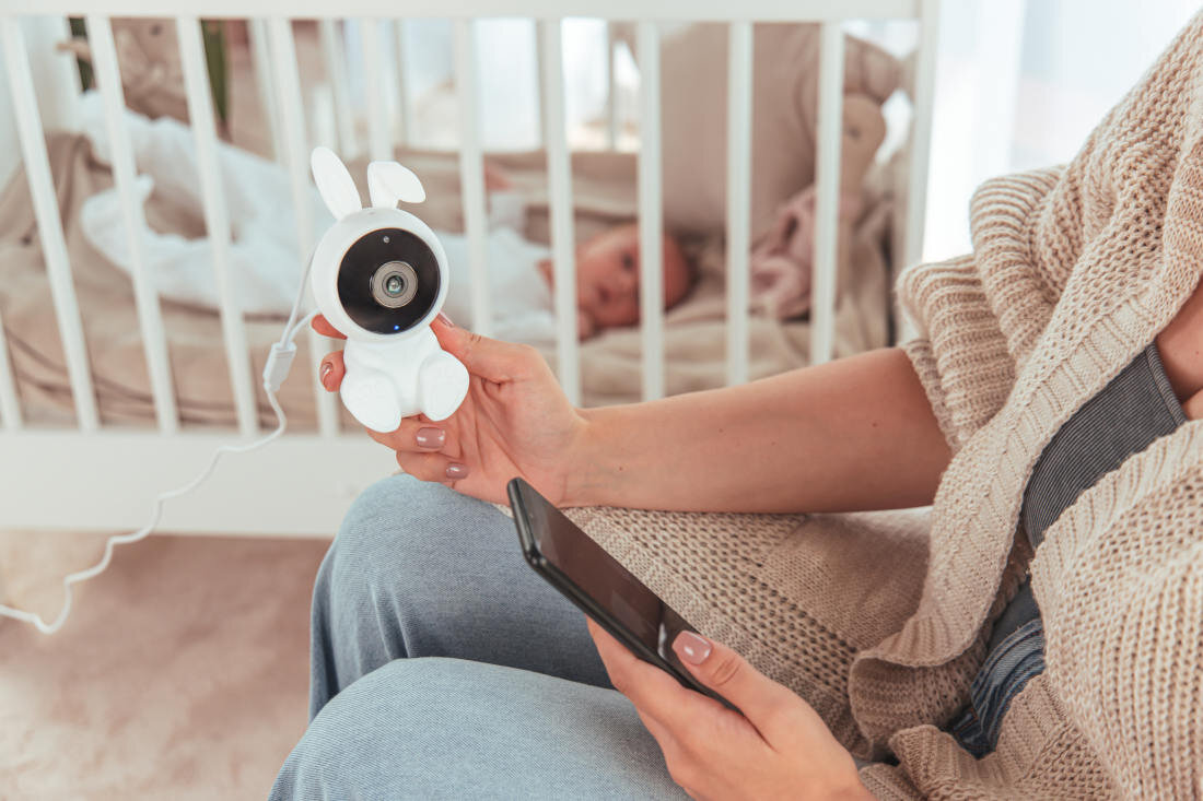 Niania elektroniczna INNOGIO GIOsafety GIO-251 Rabbit Zarządzanie zdalne  aplikacja Tuya wygoda komfort użytkowanie