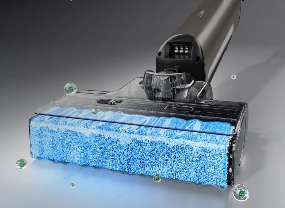 Odkurzacz UWANT D700 z funkcją mopowania i stacją ładowania Biały Higiena bez chemii Elektrolityczna sterylizacja bakterie zarazki detergent System samoczyszczenia i suszenia w 100°C zdrowe środowisko dla dzieci i zwierząt