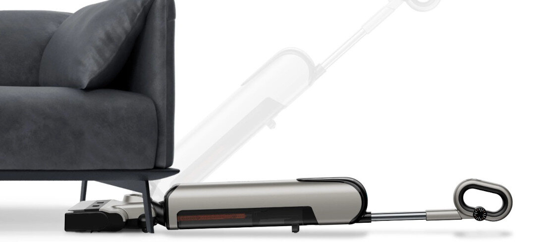 Odkurzacz UWANT D700 z funkcją mopowania i stacją ładowania Szary Długi czas pracy Do 45 minut pracy powierzchnia