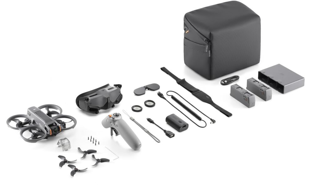 Dron DJI Avata 2 Pro-View Combo zestaw opakowanie akcesoria