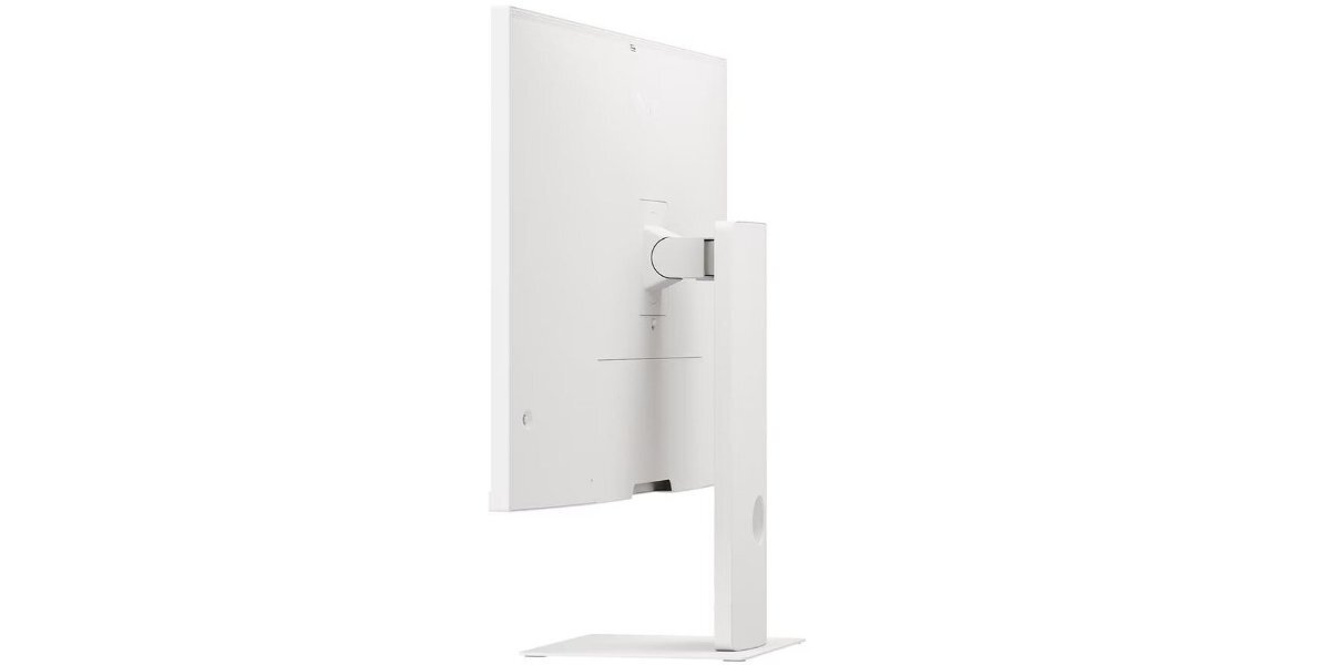 Monitor LG Smart 37U730SA-W na białym tle - zdjęcie obudowy.