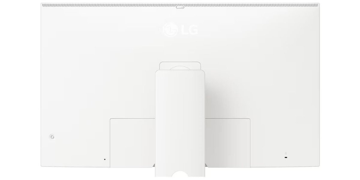 Monitor LG Smart 37U730SA-W bez podstawki - tył obudowy.