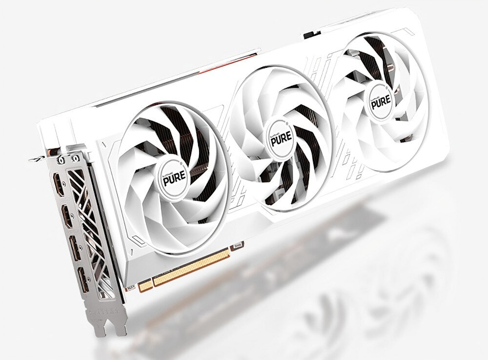 Karta graficzna SAPPHIRE Pure Radeon RX 7800 XT 16GB podłączenie porty złącza monitory