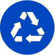 Wykonana z plastiku z recyklingu Wykonana z plastiku z recyklingu