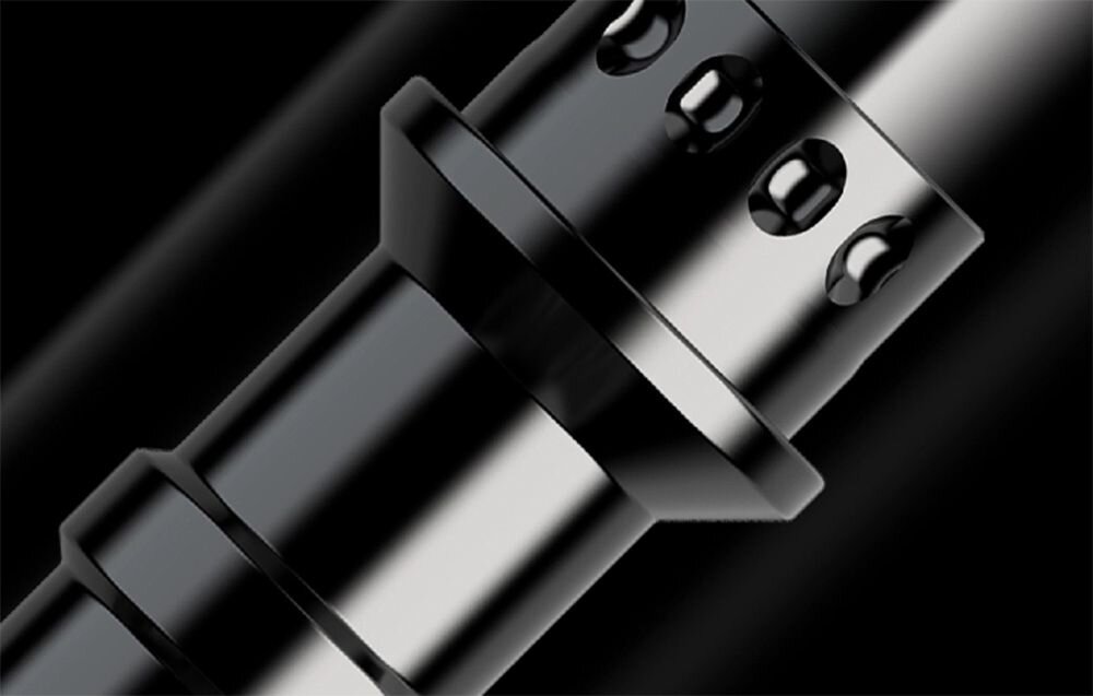 Przedłużka kolumny kierownicy MOZA Racing RS061 Zbliżenie na przedłużkę do kolumny kierownicy w czarnym kolorze zgodność z bazami Moza Racing