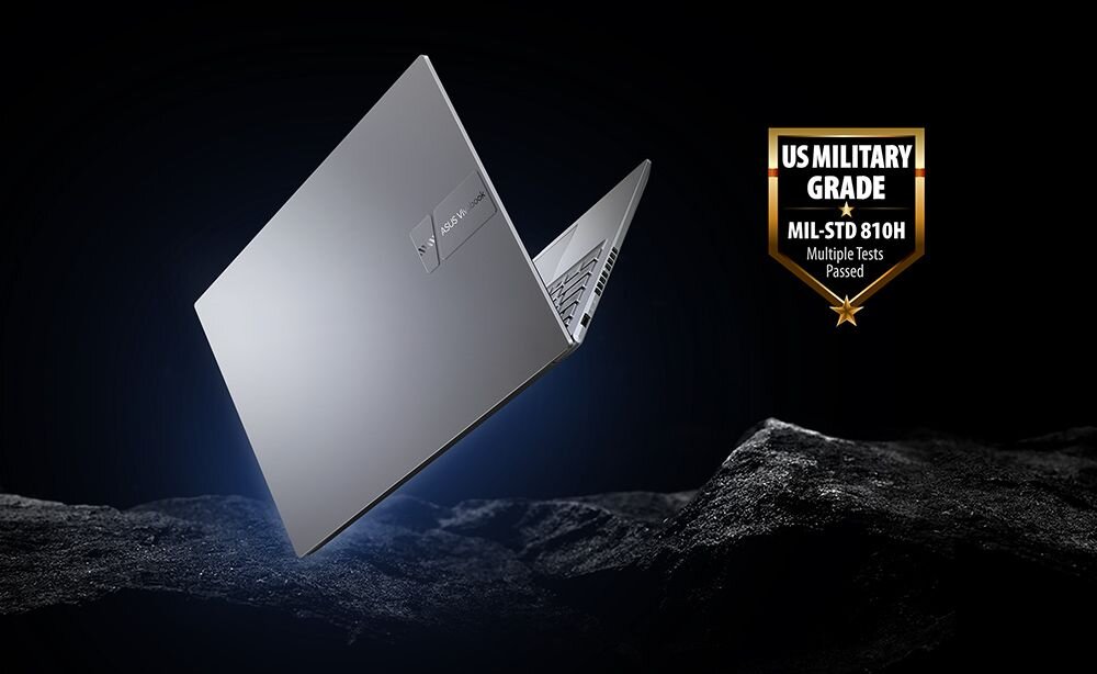 Laptop ASUS VivoBook 16 z emblematem MIL-STD-810H – Wytrzymałość klasy wojskowej