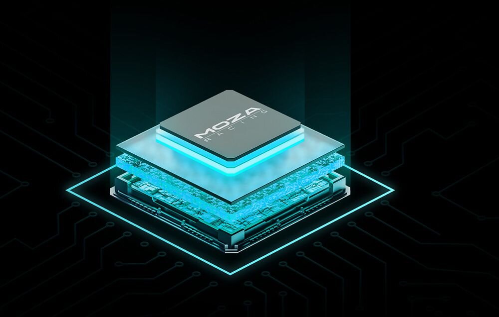 Wyświetlacz MOZA Racing CM2 RS072 Niebieski chip Moza Racing znajdujący się wewnątrz ekranu dotykowy ekran rozdzielczość odświeżanie technologia pojemnościowa kontrola komfort