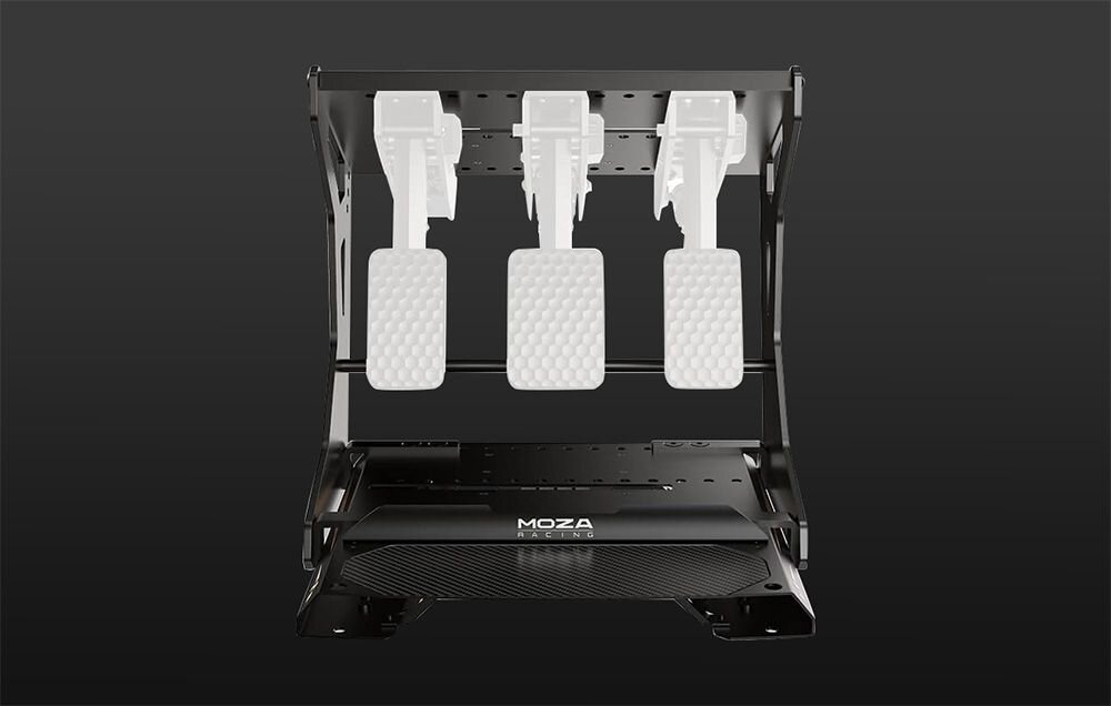 Mocowanie odwrotne pedałów MOZA Racing CRP2 RS075 Mocowanie odwrotne pedałów CRP2 stojące przodem do kamery aluminiowa konstrukcja odporność na odkształcenia ruchy zachowują powtarzalność