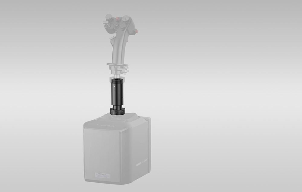 Moduł osi Z MOZA Racing AS003 Moduł osi Moza Racing zamontowany wewnątrz komponentu do symulacji lotu wydłużenie drążka zyskanie na zakresie ruchu dokładne prowadzenie maszyny