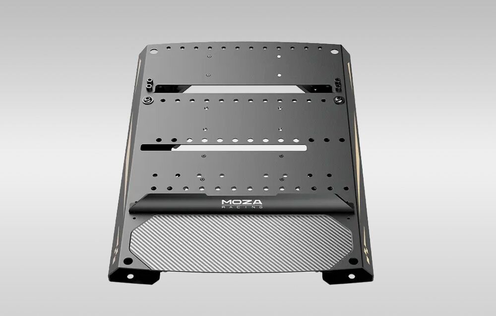 Mocowanie do pedałów mBooster/CRP/CRP2 MOZA Racing RS083 Ustawione przodem do kamery mocowanie Moza Racing mBooster Active Pedal, CRP2, montaż pedałów bezpieczne mocowanie