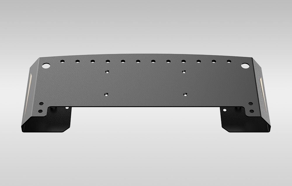 Dodatkowa płyta mocowania pedałów mBooster/CRP/CRP2 MOZA Racing RS078 Płyta mocowania pedałów Moza Racing na szarym tle