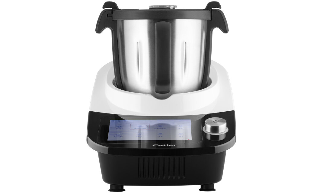 Robot wielofunkcyjny CATLER TC 9010 1400W z wbudowana waga i funkcja gotowania rozwiazania mozliwosci garnek kruszenie lodu tarcie ugniatanie siekanie