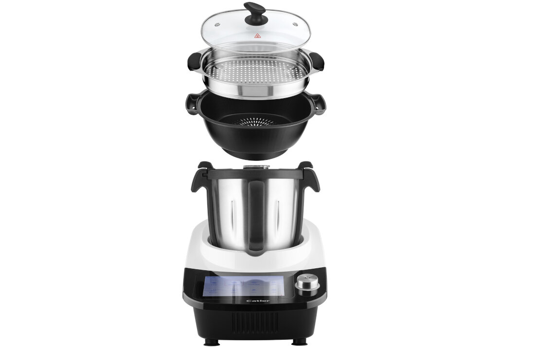 Robot wielofunkcyjny CATLER TC 9010 1400W z wbudowana waga i funkcja gotowania wymiary kompaktowy pojemnosc 4,5l czyszczenie