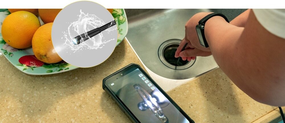 Endoskop ULEFONE EC01 wodoodporność