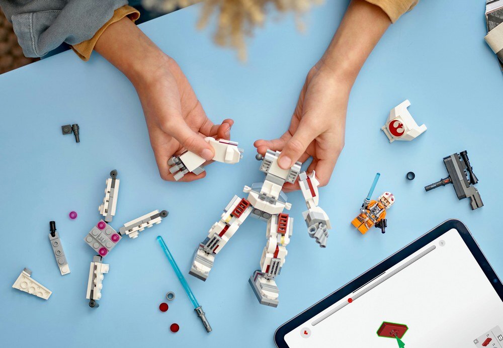LEGO 75390 Star Wars Mech X-Wing Luke’a Skywalkera umiejętności