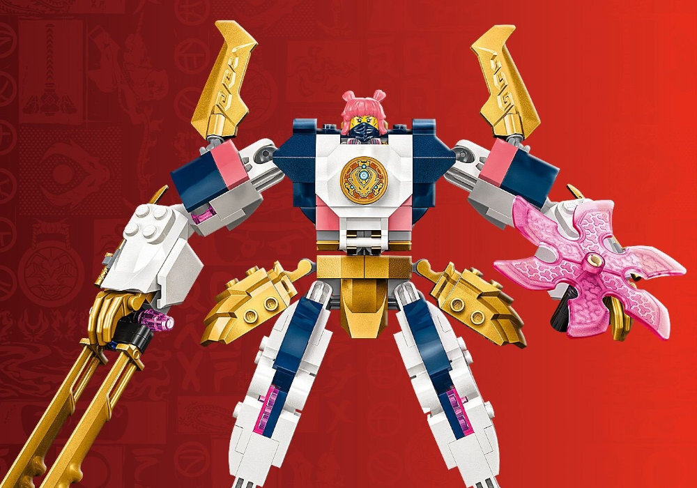 LEGO 71807 NINJAGO Mech żywiołu technologii Sory zabawa edukacja rozwój wyposażenie kreatywność