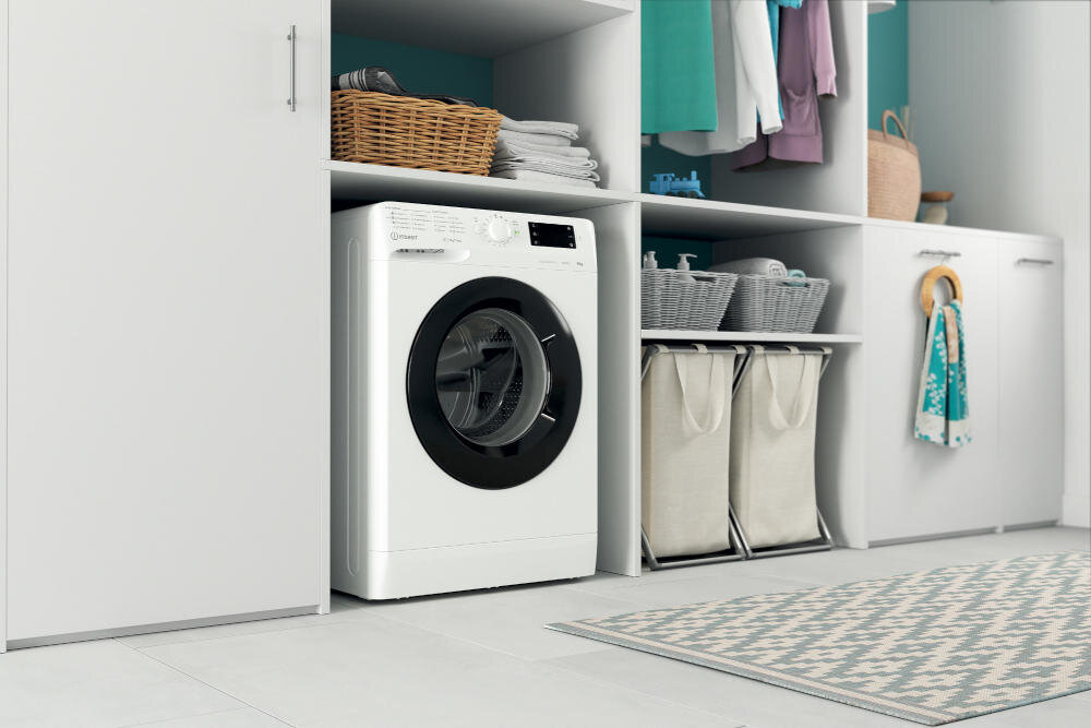 INDESIT MTWE71252WKPL pralka niewielka wkład ładowanie góra łazienka pralnia bez schylania funkcjonalność