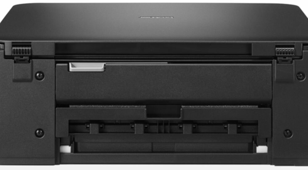 Urządzenie wielofunkcyjne BROTHER DCPT435WYJ1 Druk w kolorze, Wi-Fi zbliżenie na otwierany tył urządzenia prosta obsługa i eksploatacja