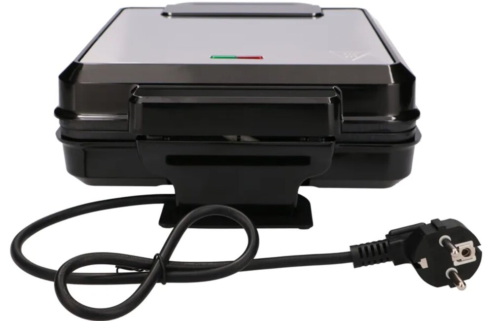 Gofrownica EXTRALINK EX.29829 Czarny ograniczenie nagrzewania zewnętrznych elementów, antypoślizgowe nóżki, stabilne urządzenie