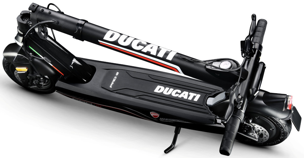 Hulajnoga elektryczna DUCATI Pro III Czarnyskladanie blokada