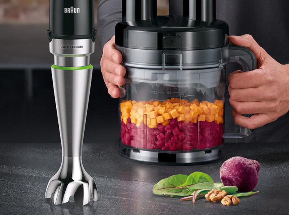 Blender BRAUN MQ9195XLI przystawka do krojenia w kostke